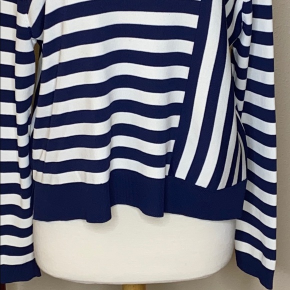 TOPSHOP Striped Crewneck Sweater Size 10 - Picture 4 of 15